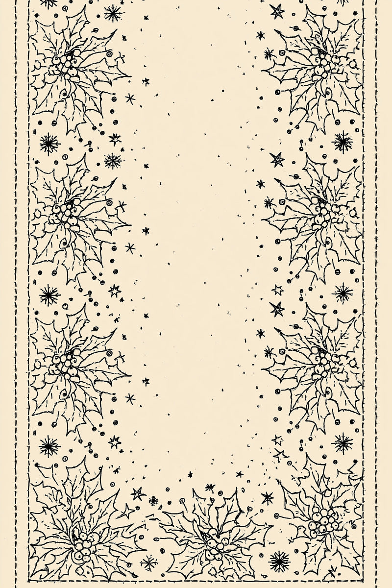 Stocking Cuff Border Christmas Embroidery from Christmas Embroidery Collection Book 4, a digital embroidery design reference for machine embroidery designs, embroidery patterns and border and edge embroidery.