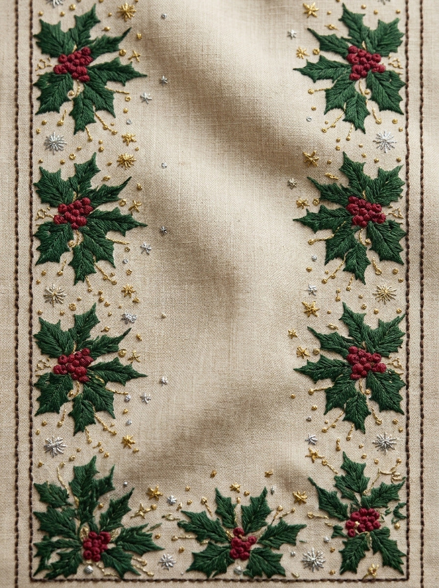 Stocking Cuff Border Christmas Embroidery Png from Christmas Embroidery Collection Book 4, a digital embroidery design reference for machine embroidery designs, embroidery patterns and border and edge embroidery.