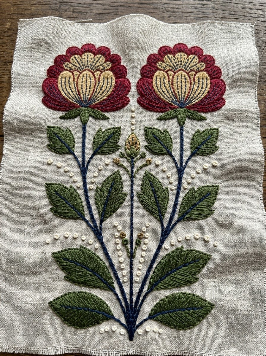 Scandinavian Folk Embroidery Book 45 Product Book 4 digital PDF embroidery design book - product image 30