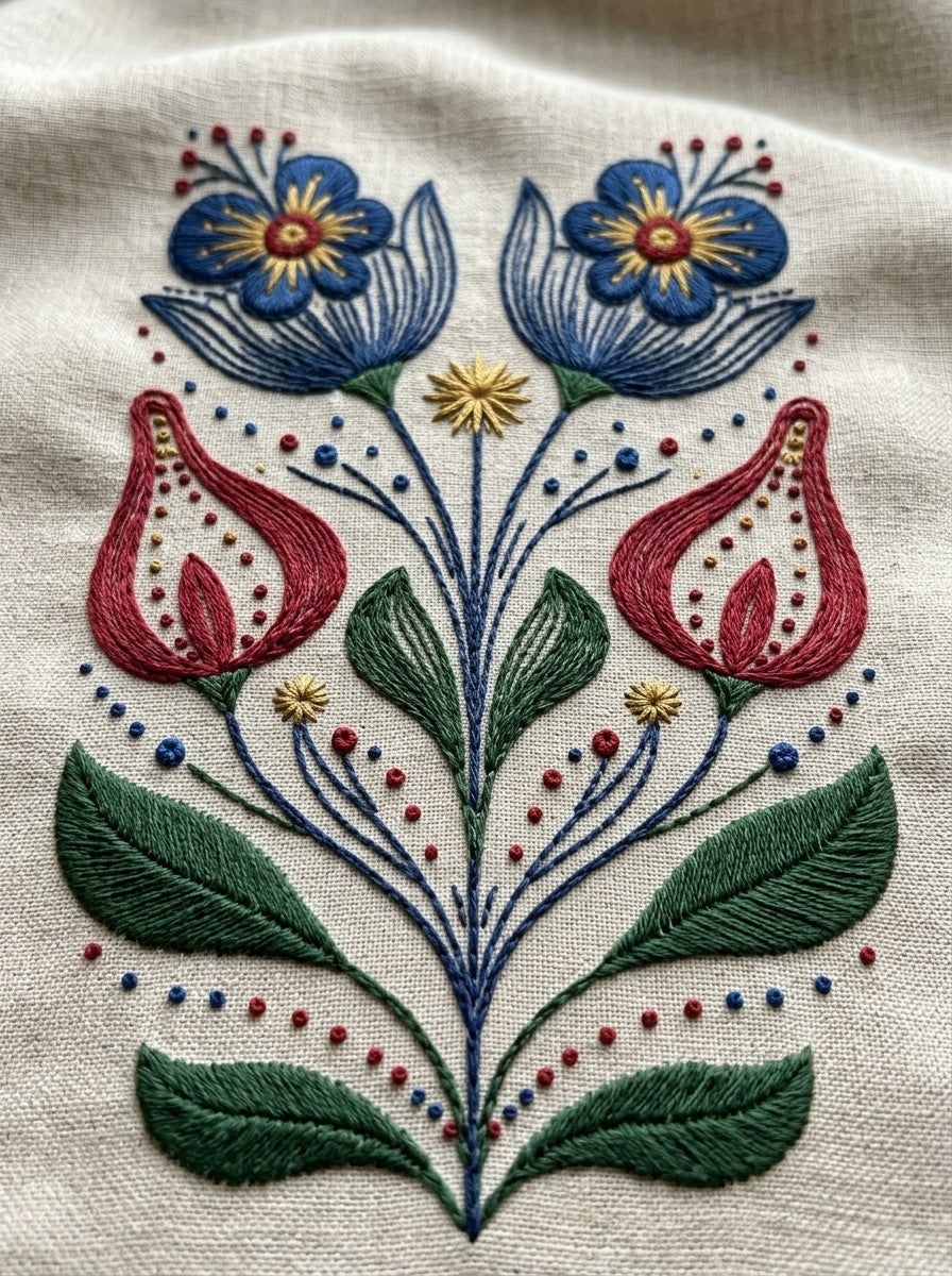 Scandinavian Folk Embroidery Book 45 Product Book 1 digital PDF embroidery design book - product image 30