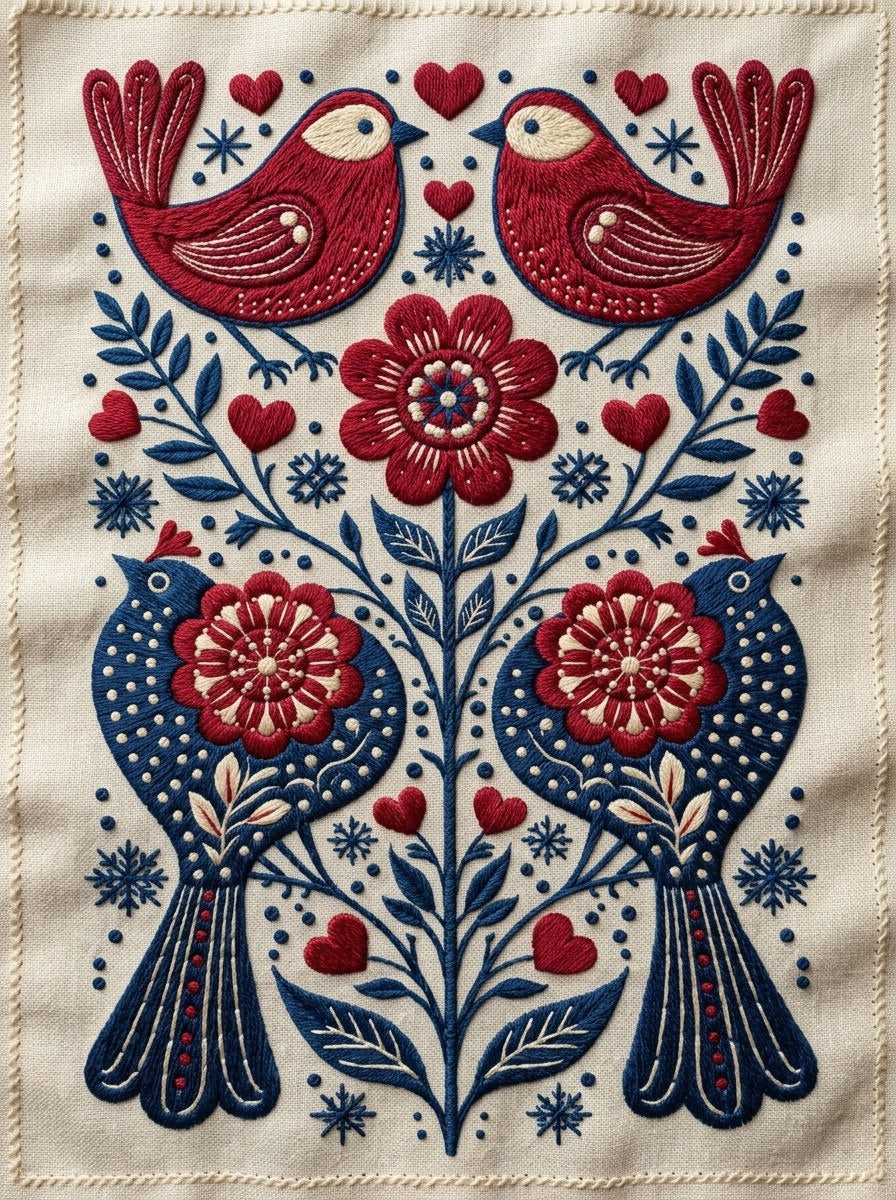 Scandinavian Folk Embroidery Book 45 Product Book 4 digital PDF embroidery design book - product image 31