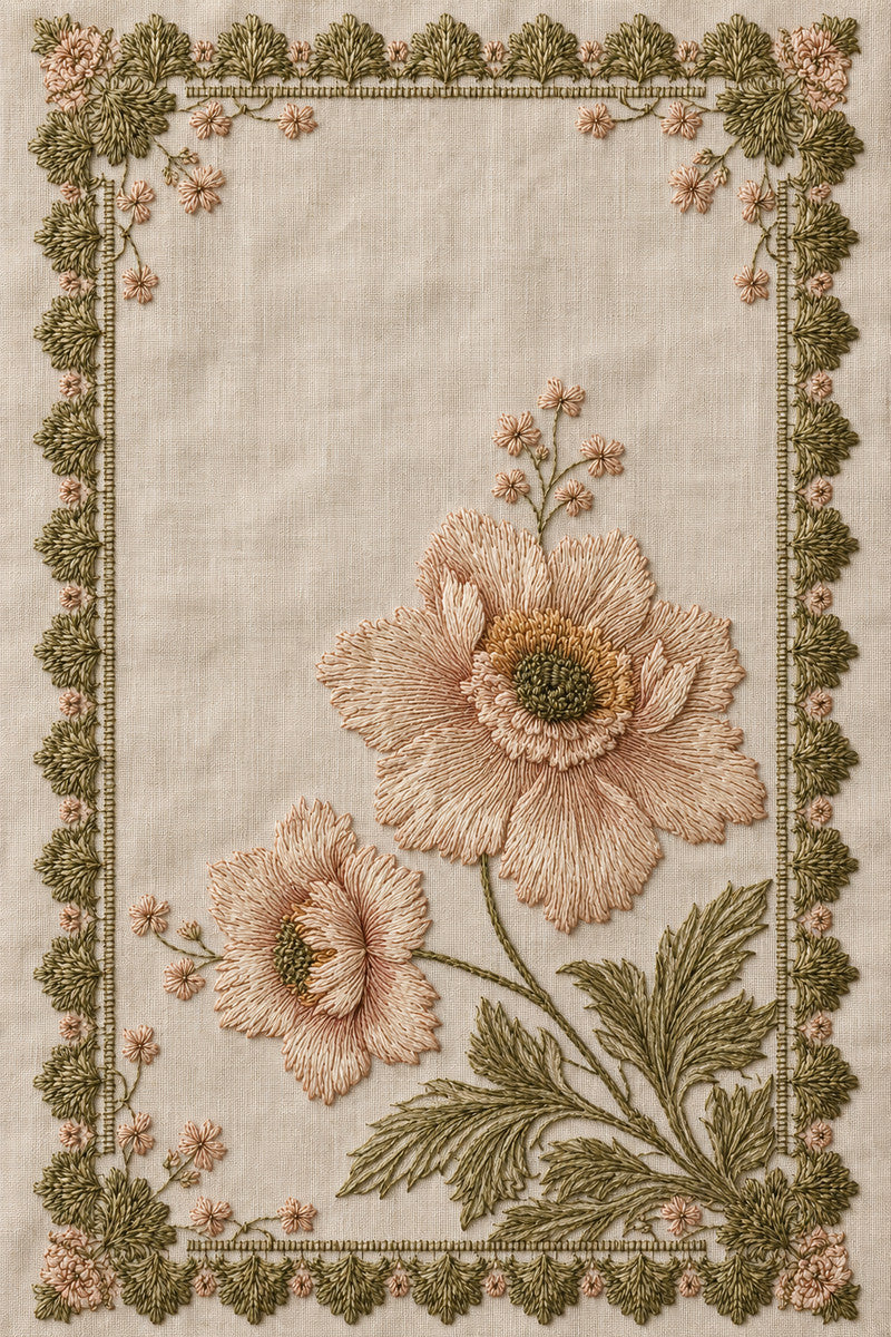 Table Linen Frame Kit Modular 1 from Modular & Combine Friendly Embroidery Systems - Book 2, a machine embroidery design reference.
