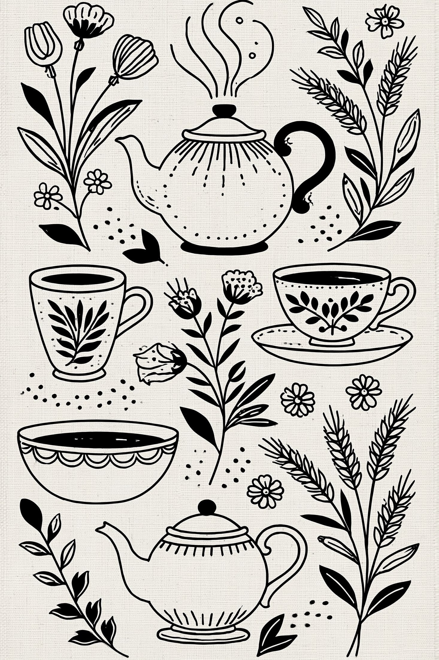 Digital PDF embroidery design bundle cover preview for Garment & Linen Placement Bundle 1, featuring curated embroidery patterns, motif library references and textile design… - preview 23