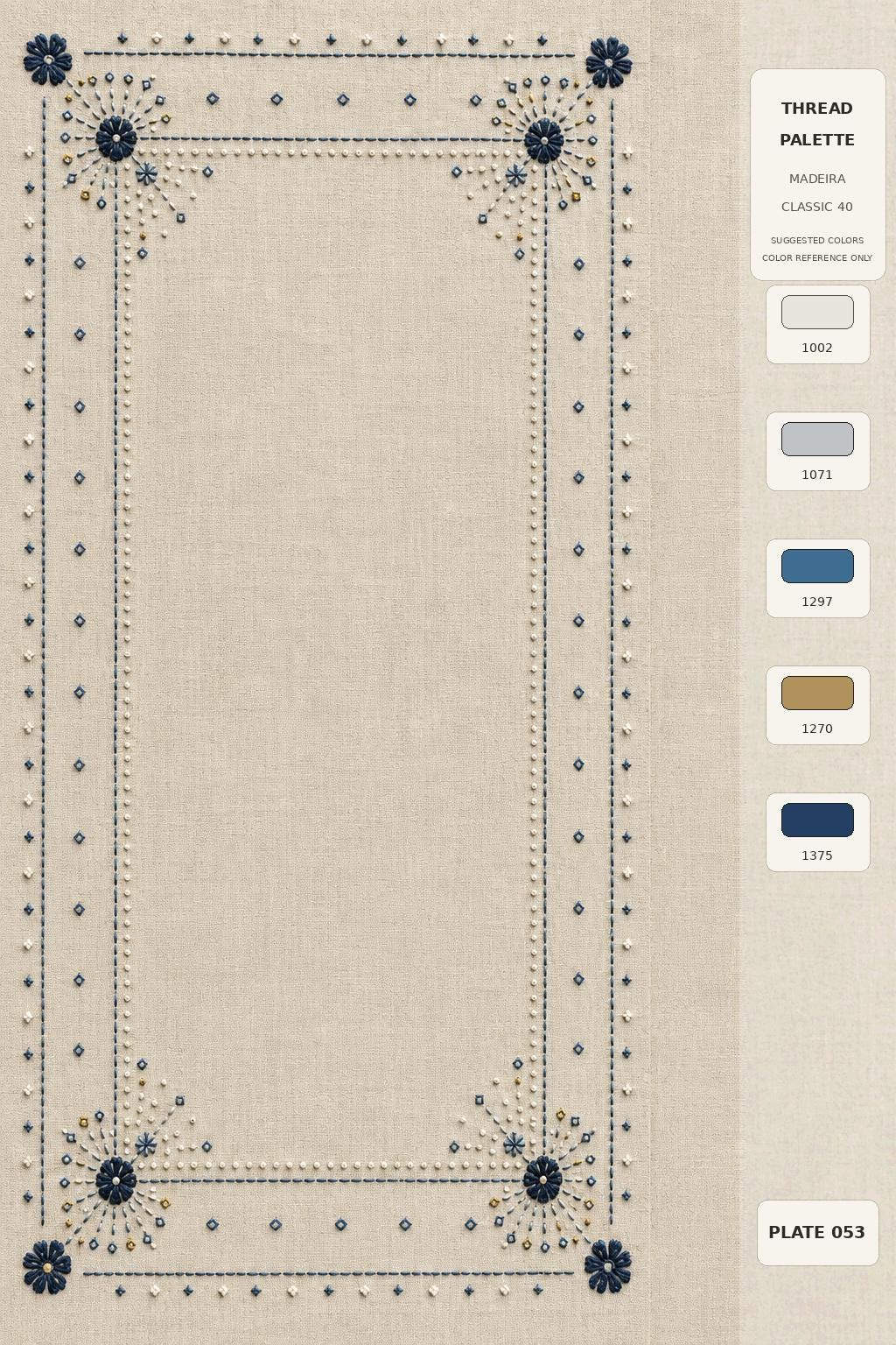 Preview of Nordic floral embroidery studies from The Stitched North Volume I