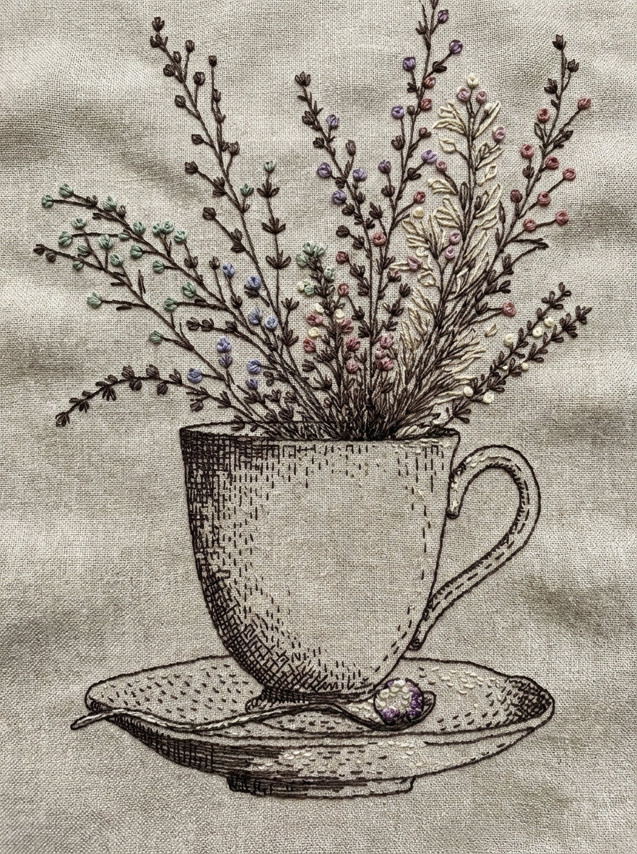 Tiny Backstitch Kitchen Accent Backstitch from Backstitch & Outline Designs Book 4, a digital embroidery design reference for machine embroidery designs, embroidery patterns and linen and home textile projects.