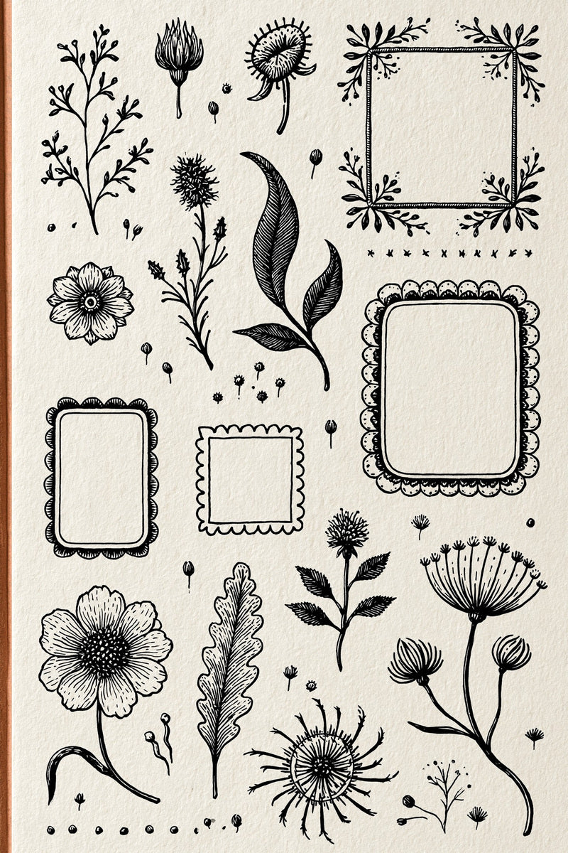 Tiny Embroidery Designs Book 36 Product Book 4 digital PDF embroidery design book - sample plate / motif preview 4