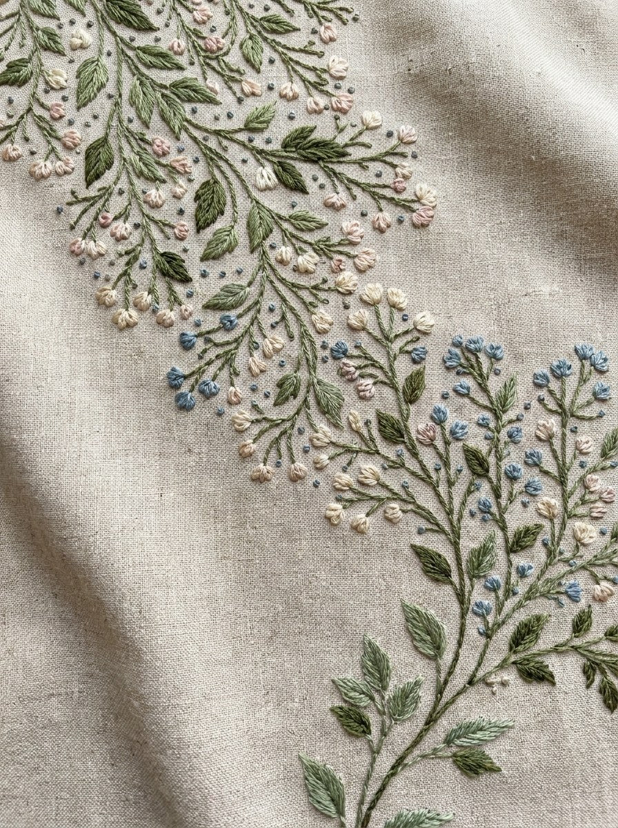 Digital PDF embroidery design bundle cover preview for Lace, Whitework & Delicate Detail Bundle 4, featuring curated embroidery patterns, motif library references and textile… - preview 23