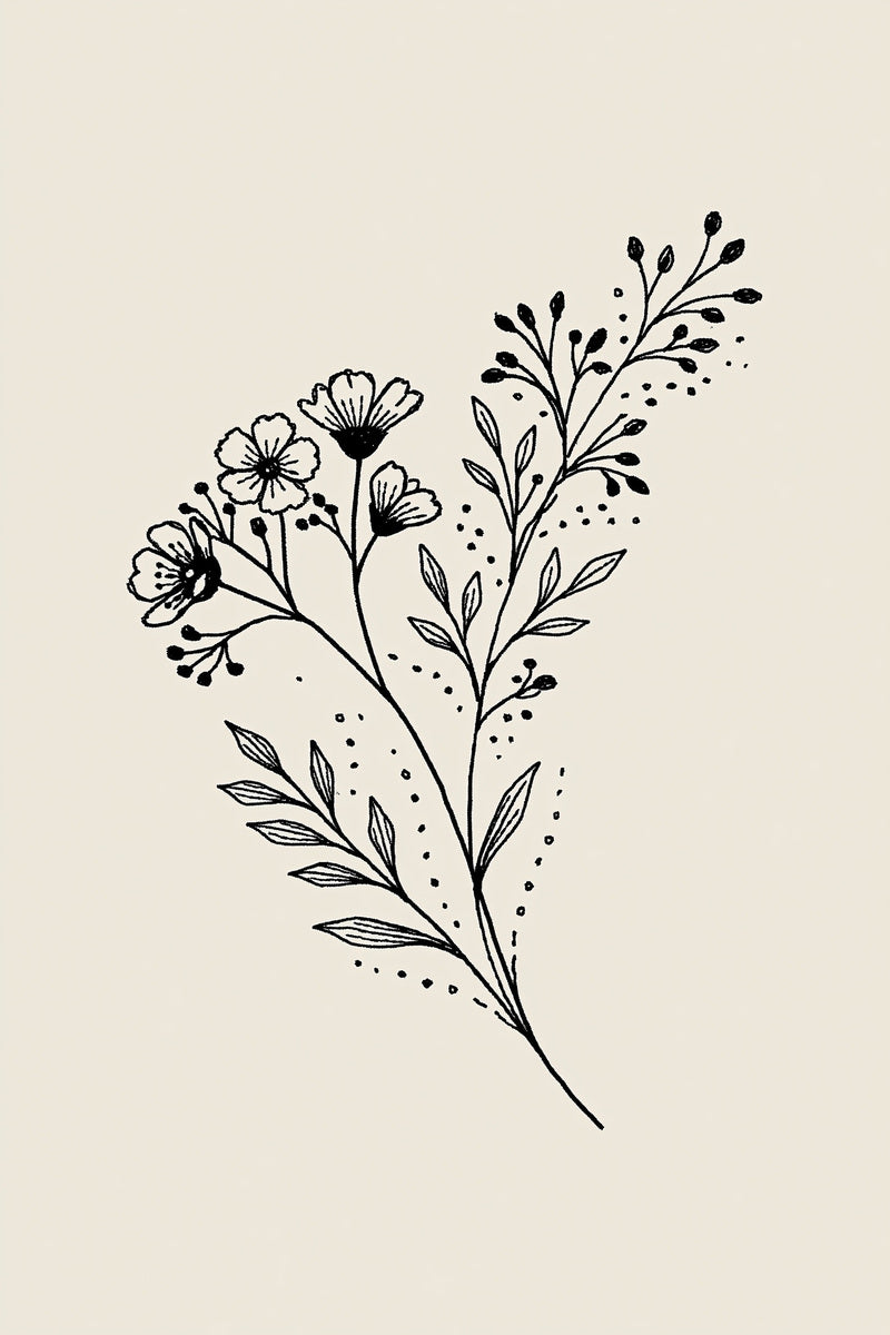 Tiny Cuff Floral Accent Mini from Accent Designs & Mini Motif Library Book 1, a digital embroidery design reference for machine embroidery designs, embroidery patterns and garment placement ideas.