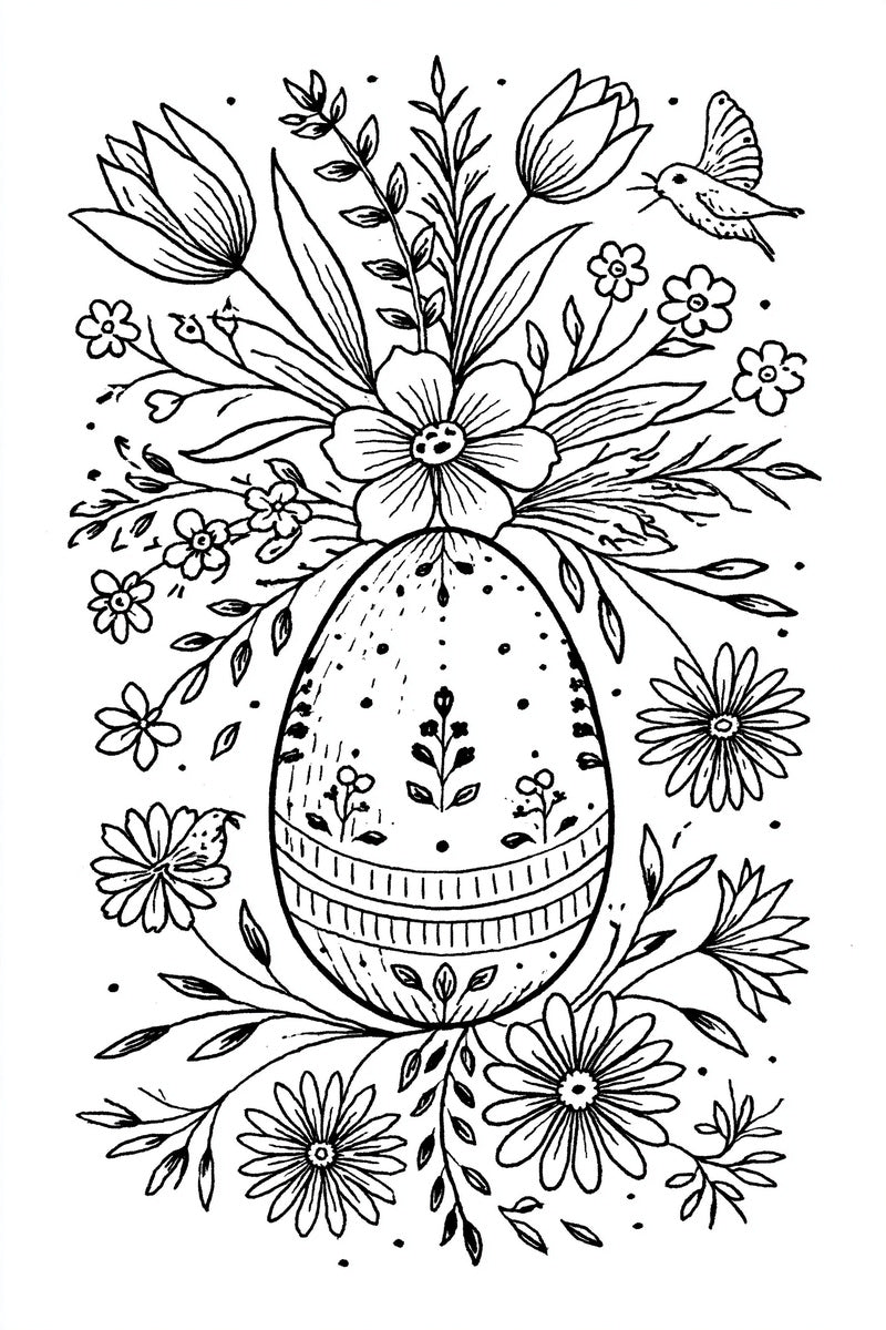 Tiny Easter Egg Motif Easter from Easter & Spring Embroidery Book 3, a digital embroidery design reference for machine embroidery designs, embroidery patterns and seasonal embroidery motifs.