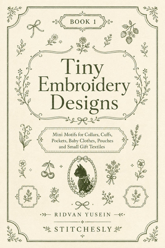 Tiny Embroidery Designs Book 36 Product Book 1 digital PDF embroidery design book - main cover / hero image 2