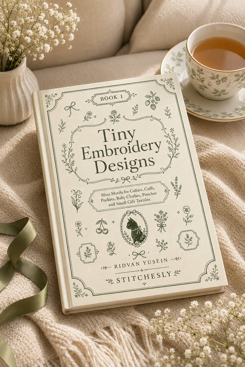 Tiny Embroidery Designs Book 36 Product Book 1 digital PDF embroidery design book - main cover / hero image 3