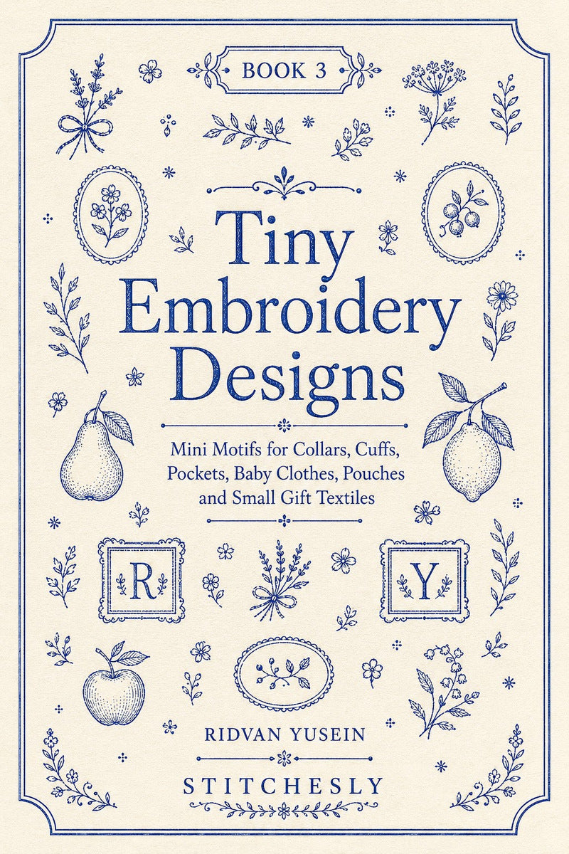 Tiny Embroidery Designs Book 36 Product Book 3 digital PDF embroidery design book - main cover / hero image 2