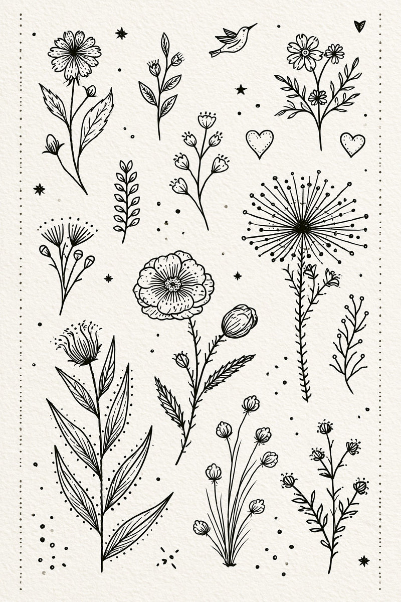 Tiny Embroidery Designs Book 36 Product Book 3 digital PDF embroidery design book - sample plate / motif preview 10