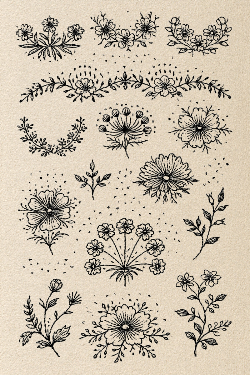 Tiny Embroidery Designs Book 36 Product Book 4 digital PDF embroidery design book - sample plate / motif preview 5