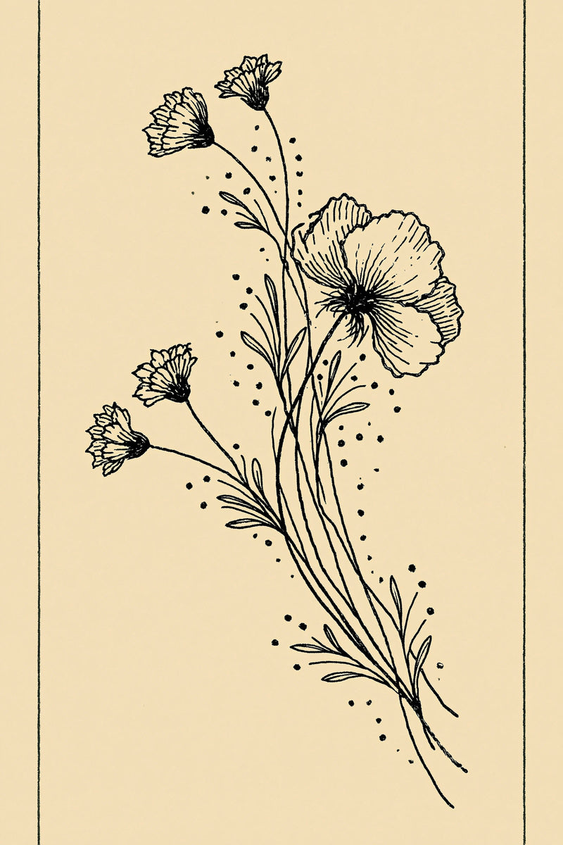 Tiny Monogram Floral Accent Mini from Accent Designs & Mini Motif Library Book 4, a digital embroidery design reference for machine embroidery designs, embroidery patterns and frames and monogram spaces.