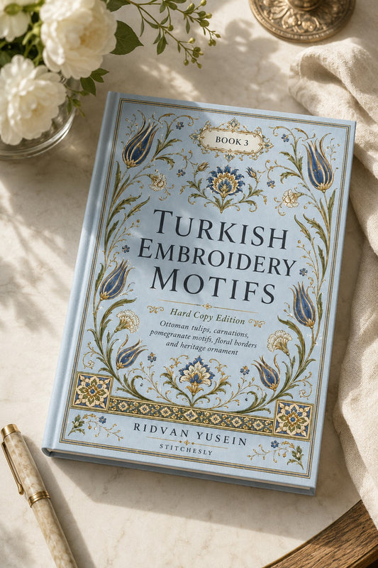 Turkish Embroidery Motifs Book 6 Product Book 3 digital PDF embroidery design book - main cover / hero image 2