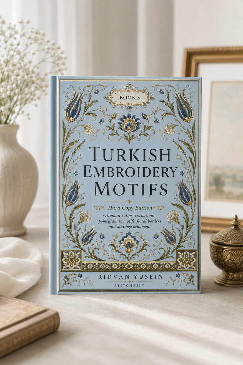 Turkish Embroidery Motifs Book 6 Product Book 3 digital PDF embroidery design book - main cover / hero image 3