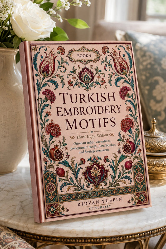 Turkish Embroidery Motifs Book 6 Product Book 4 digital PDF embroidery design book - main cover / hero image 2