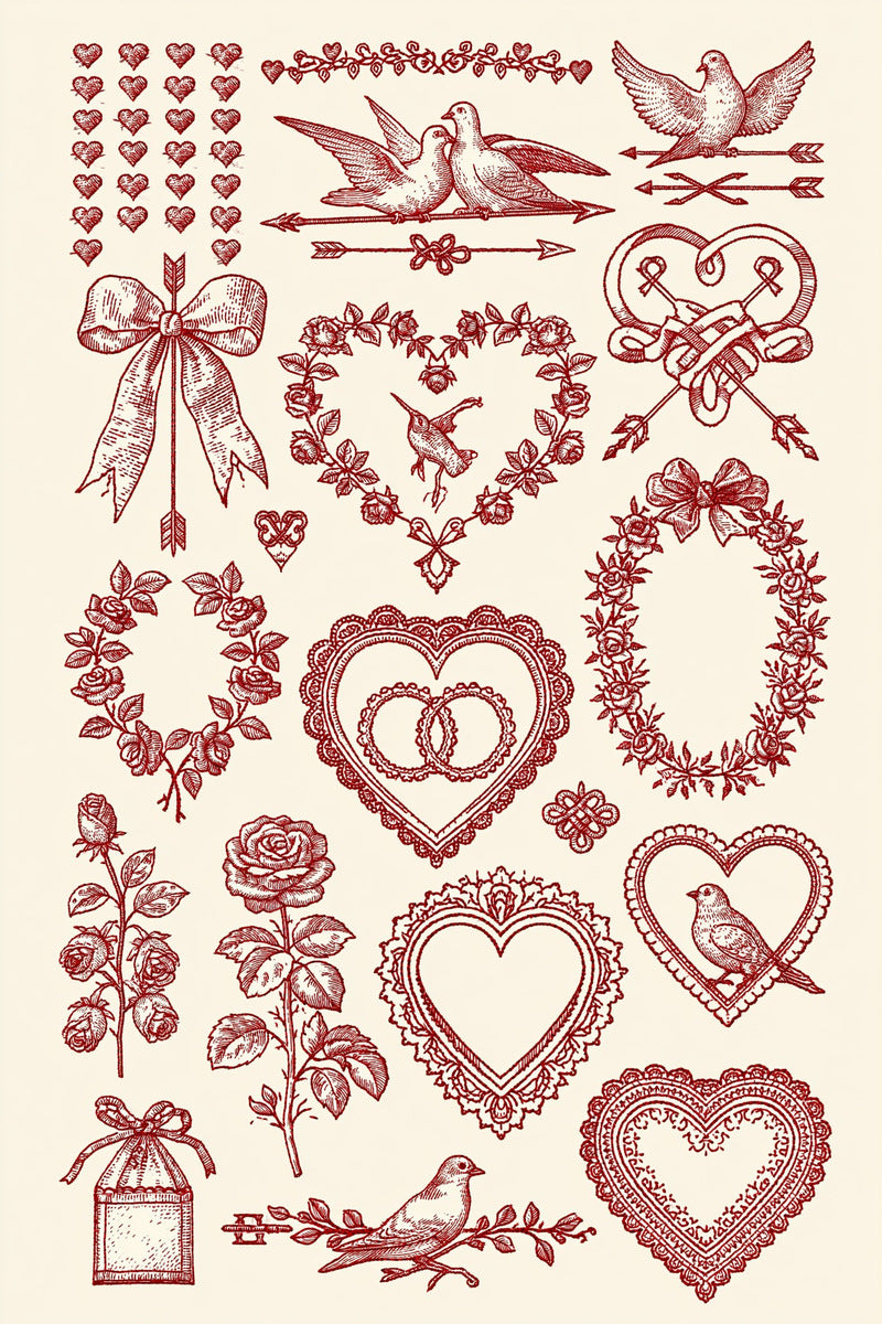 Valentine’s Day Embroidery Book 26 Product Book 1 digital PDF embroidery design book - main cover / hero image 5