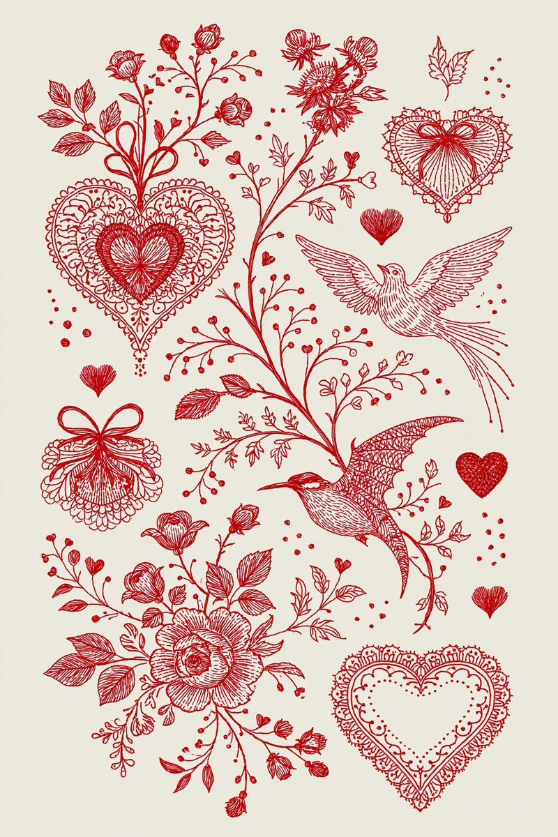 Valentine’s Day Embroidery Book 26 Product Book 4 digital PDF embroidery design book - product image 24