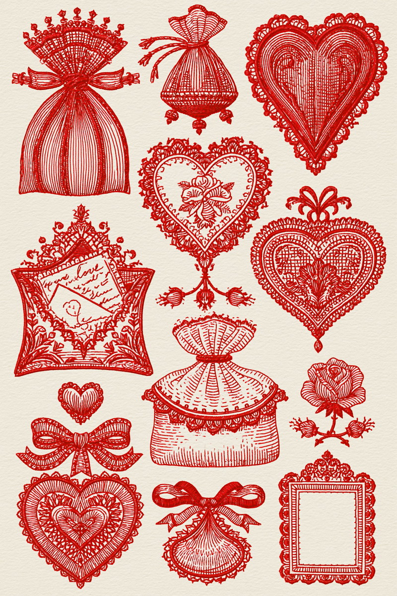 Valentine’s Day Embroidery Book 26 Product Book 4 digital PDF embroidery design book - product image 18