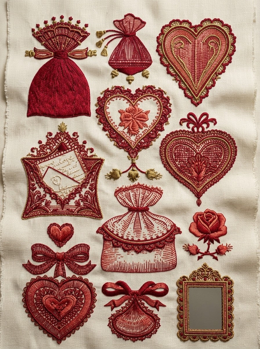 Valentine’s Day Embroidery Book 26 Product Book 4 digital PDF embroidery design book - product image 20