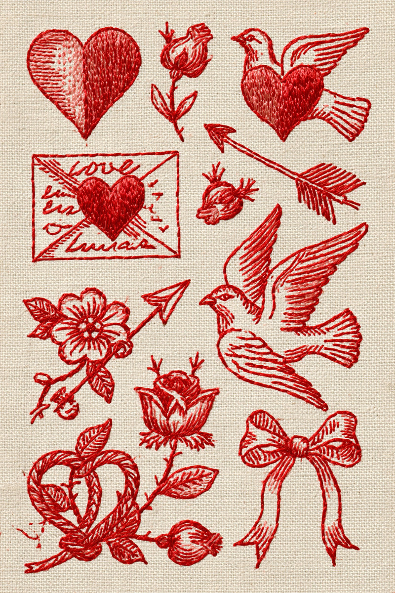 Valentine’s Day Embroidery Book 26 Product Book 1 digital PDF embroidery design book - product image 21