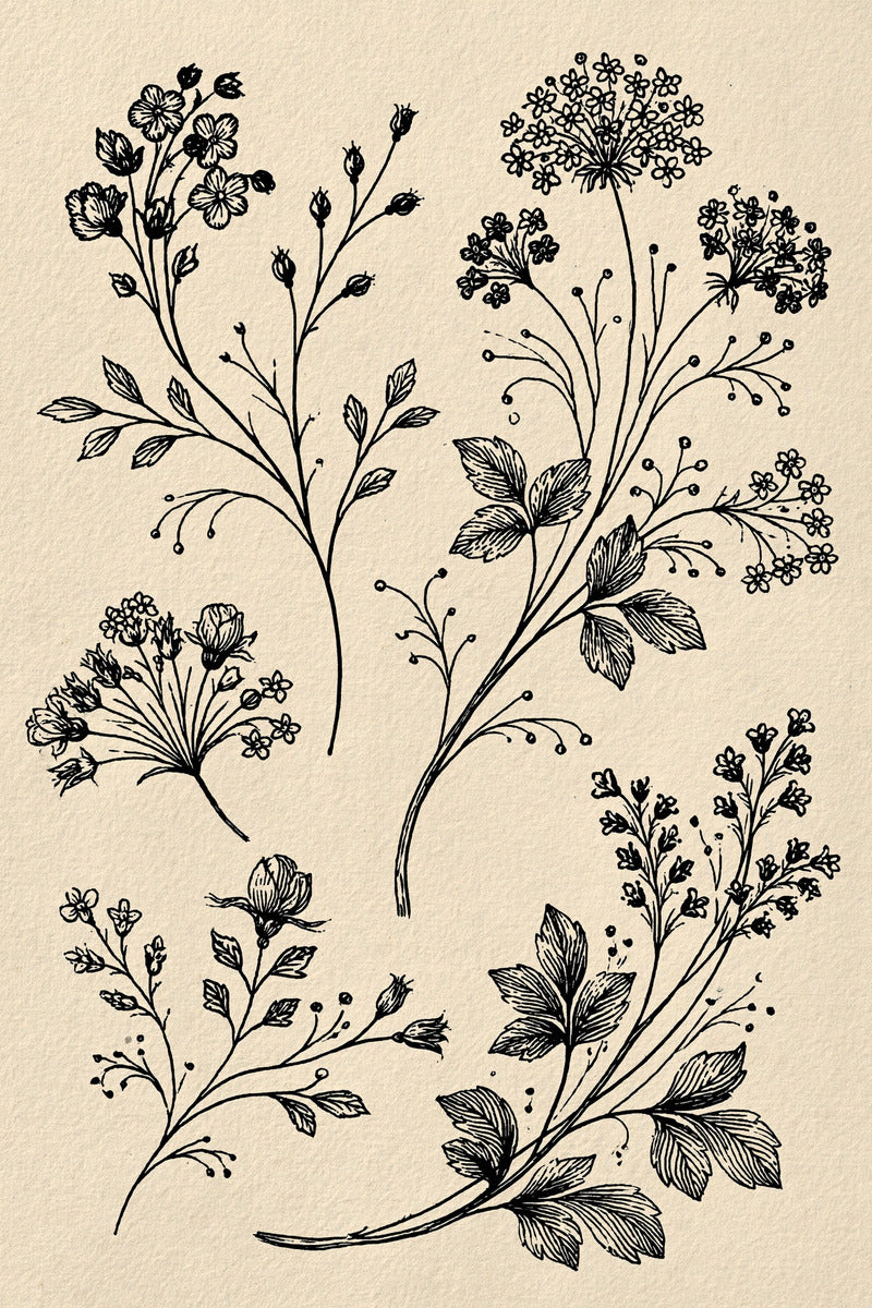 Victorian Sprig & Heirloom Botanicals Book 49 Product Book 6 digital PDF embroidery design book - product image 30