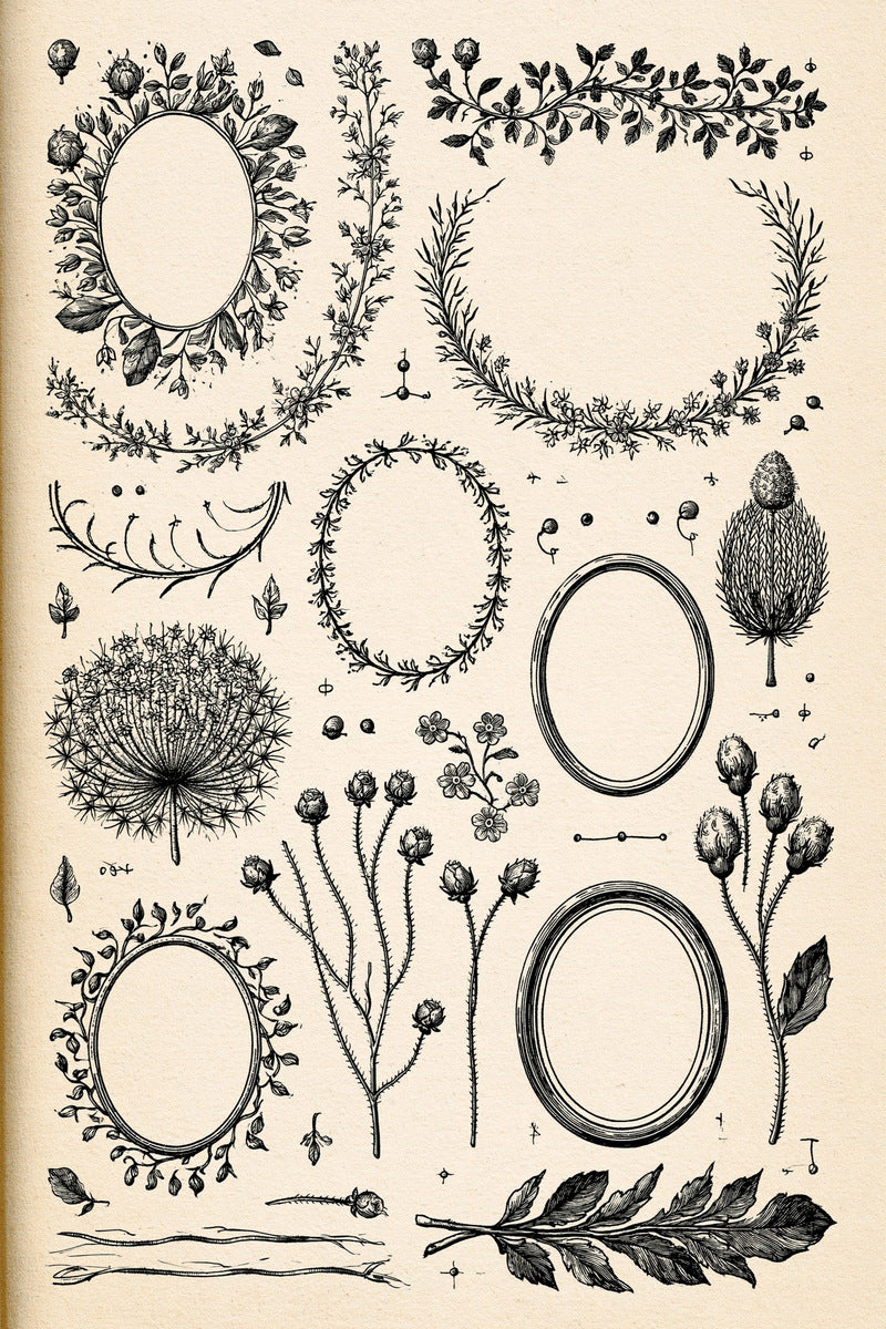 Victorian Sprig & Heirloom Botanicals Book 49 Product Book 3 digital PDF embroidery design book - product image 27