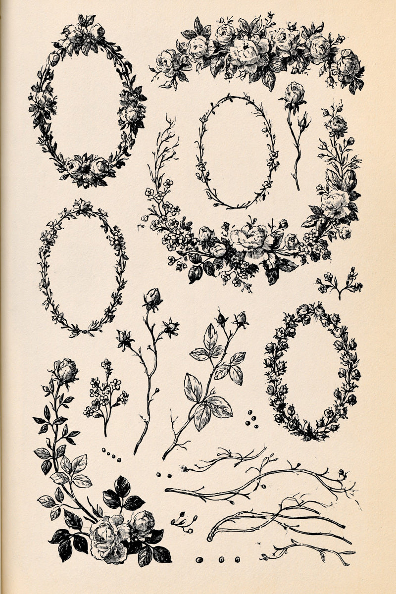 Victorian Sprig & Heirloom Botanicals Book 49 Product Book 3 digital PDF embroidery design book - product image 28