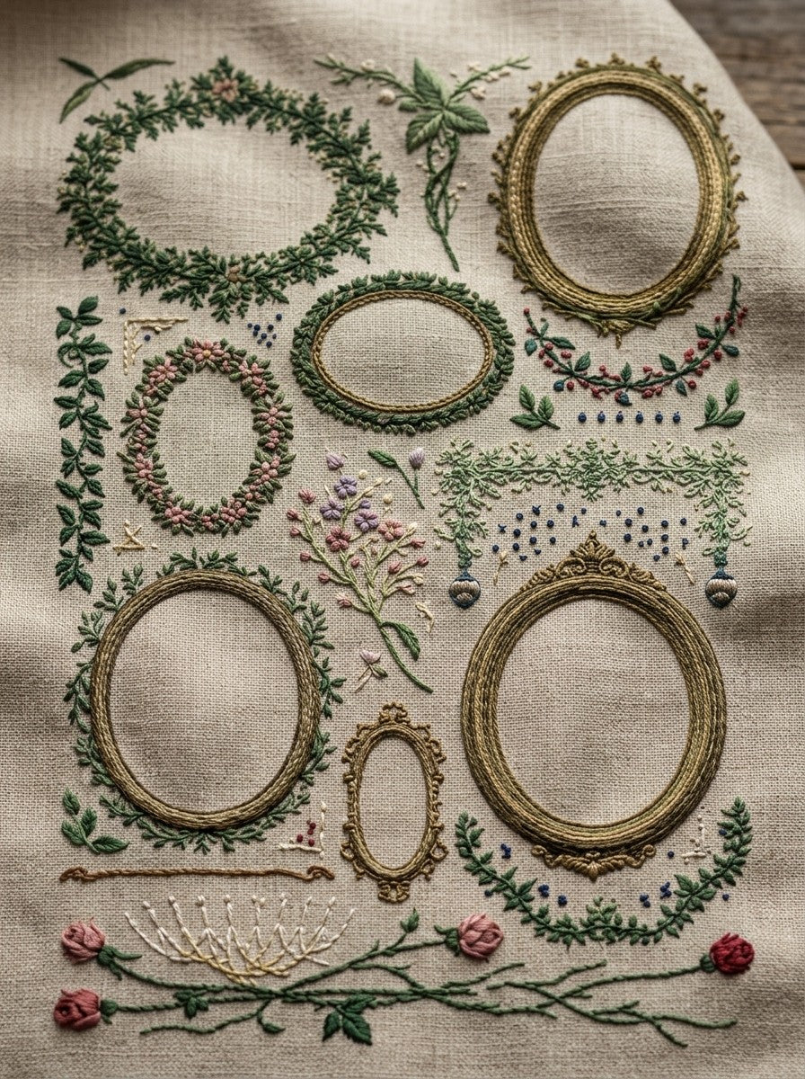 Victorian Sprig & Heirloom Botanicals Book 49 Product Book 1 digital PDF embroidery design book - product image 31