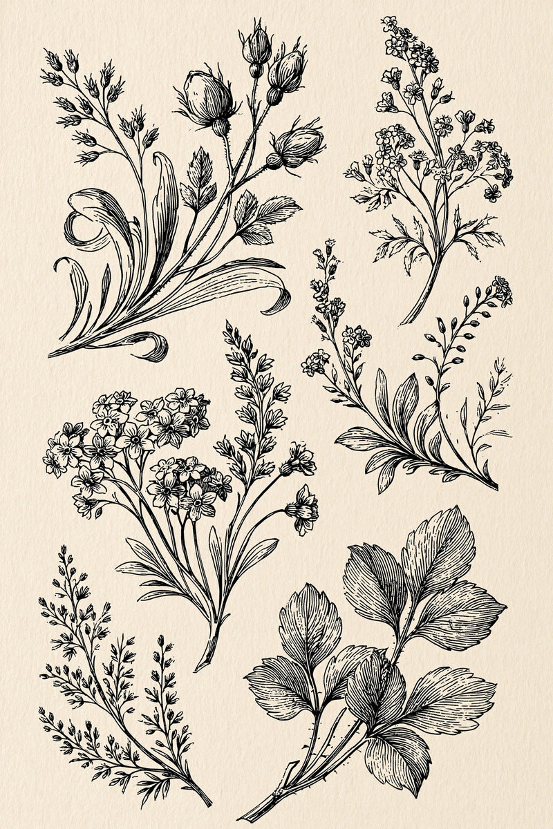 Victorian Sprig & Heirloom Botanicals Book 49 Product Book 3 digital PDF embroidery design book - product image 24