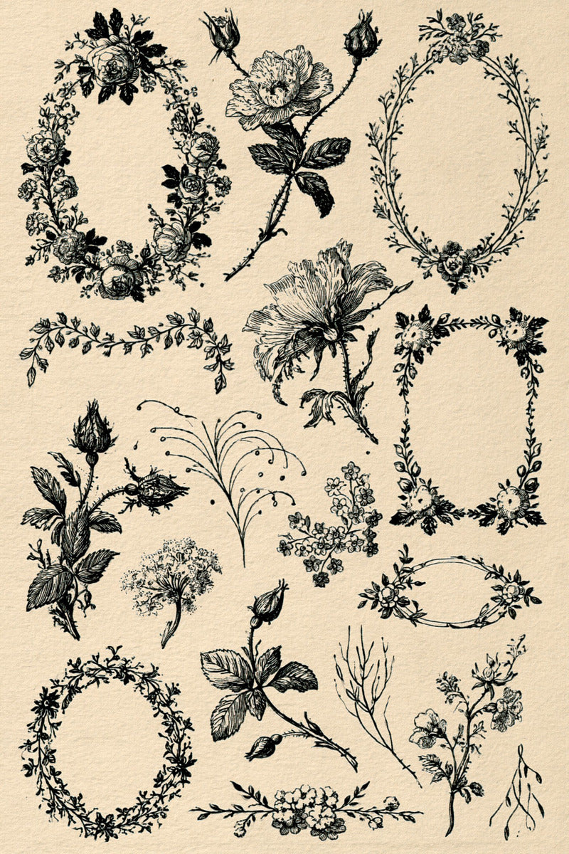 Victorian Sprig & Heirloom Botanicals Book 49 Product Book 2 digital PDF embroidery design book - pattern preview 6