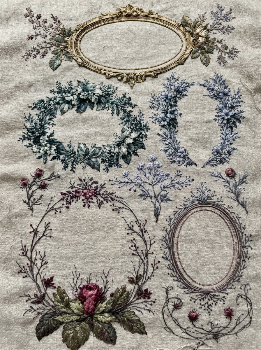 Victorian Sprig & Heirloom Botanicals Book 49 Product Book 6 digital PDF embroidery design book - pattern preview 7