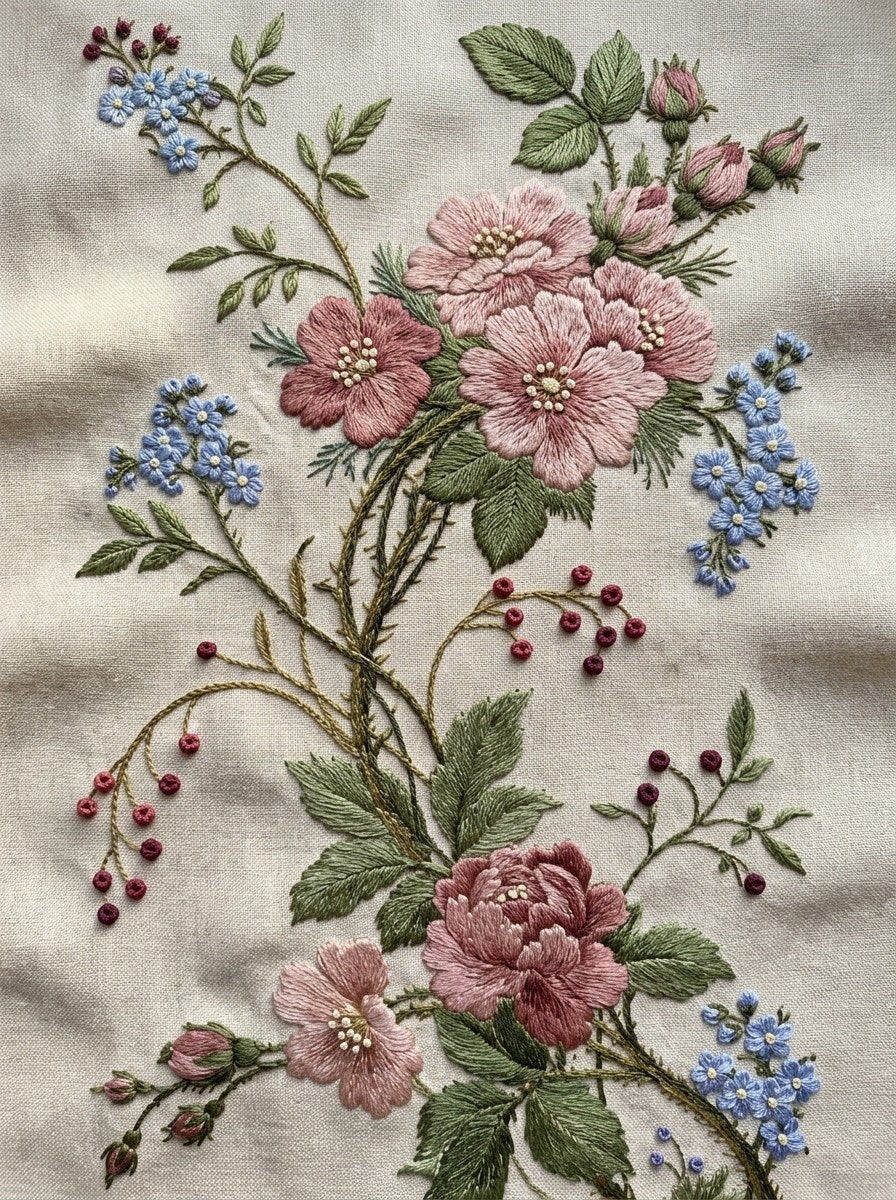 Victorian Sprig & Heirloom Botanicals Book 49 Product Book 1 digital PDF embroidery design book - pattern preview 9