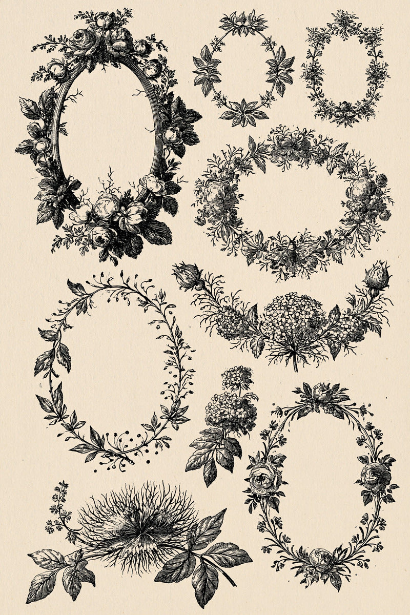 Victorian Sprig & Heirloom Botanicals Book 49 Product Book 1 digital PDF embroidery design book - pattern preview 4