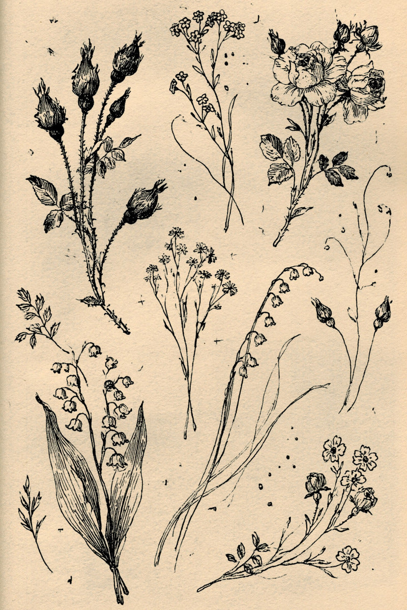 Victorian Sprig & Heirloom Botanicals Book 49 Product Book 6 digital PDF embroidery design book - pattern preview 4