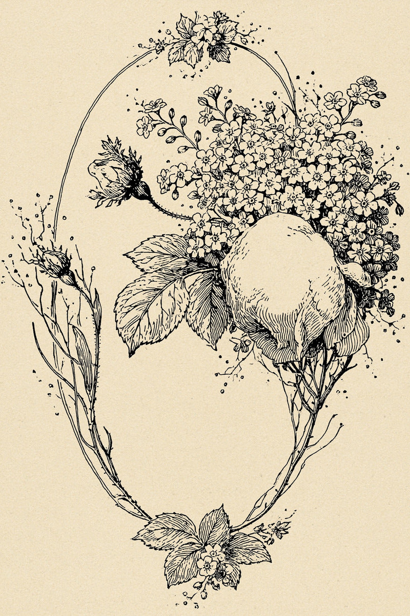 Victorian Sprig & Heirloom Botanicals Book 49 Product Book 5 digital PDF embroidery design book - sample plate / motif preview 6