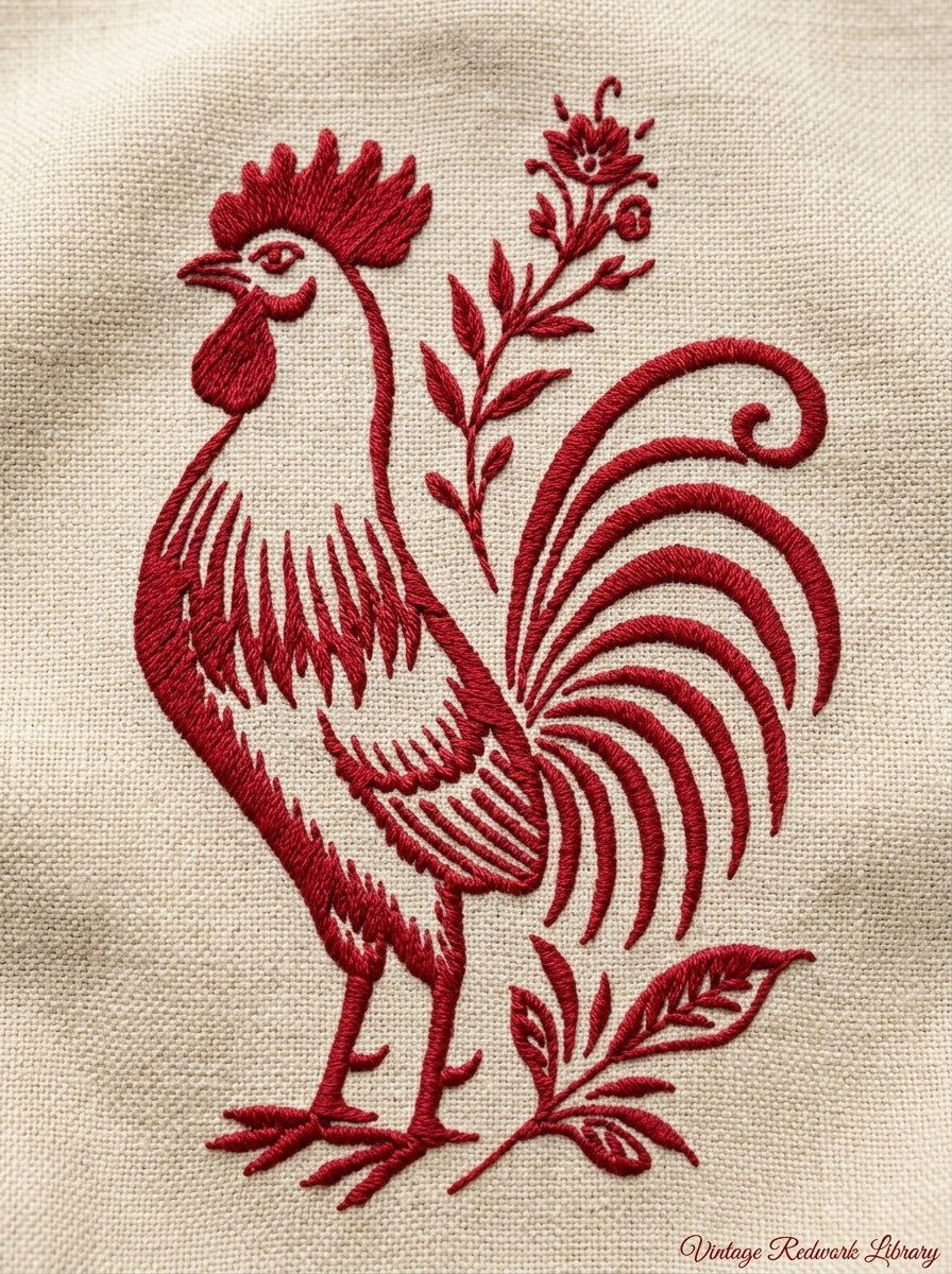 Vintage Cross Stitch & Redwork Library Book 18 Product Book 2 digital PDF embroidery design book - product image 31