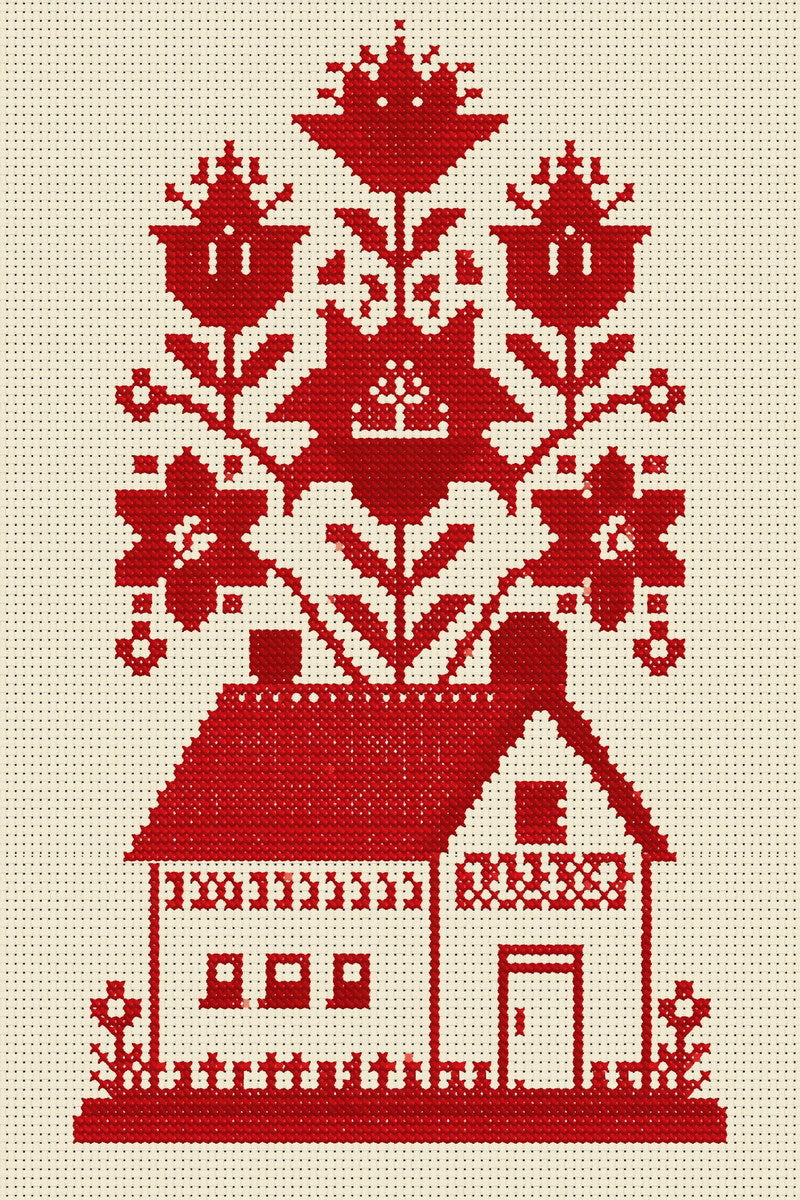 Vintage Cross Stitch & Redwork Library Book 18 Product Book 1 digital PDF embroidery design book - product image 12