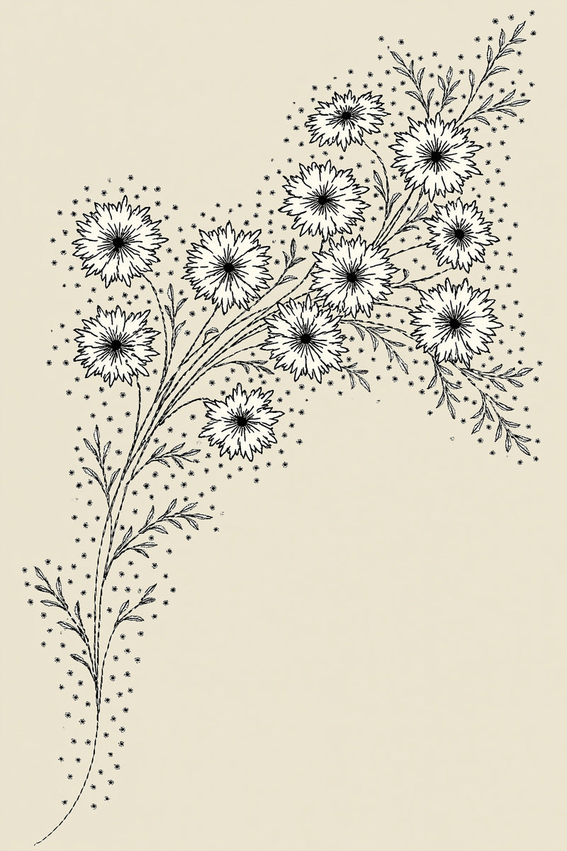 Vow Cloth Corner Motif French from French Embroidery & La Broderie Blanche Book 5, a digital embroidery design reference for machine embroidery designs, embroidery patterns and corner embroidery.