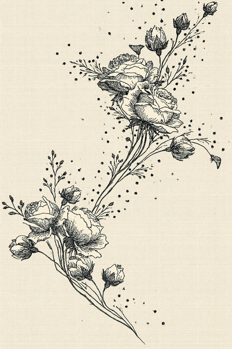Wedding Handkerchief Floral Corner French from French Embroidery & La Broderie Blanche Book 3, a digital embroidery design reference for machine embroidery designs, embroidery patterns and corner embroidery.