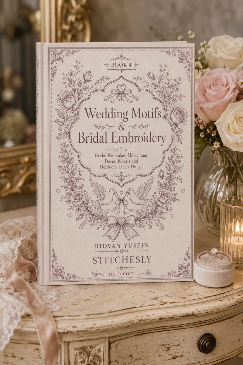 Wedding Motifs & Bridal Embroidery Book 22 Product Book 4 digital PDF embroidery design book - main cover / hero image 2