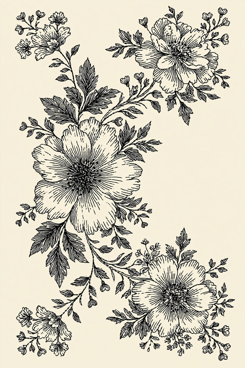 Wedding Motifs & Bridal Embroidery Book 22 Product Book 1 digital PDF embroidery design book - sample plate / motif preview 4