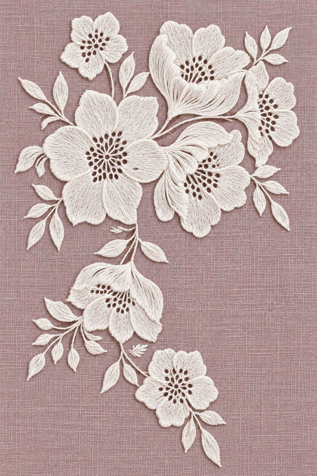 Whitework Cutwork Corner | French Embroidery & La Broderie Blanche Book 3 | Hand embroidery example