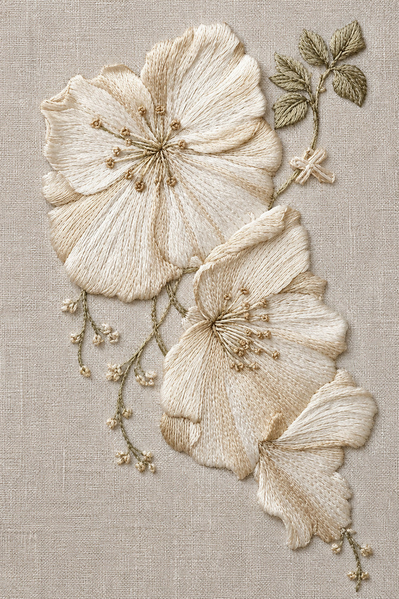 Whitework Sacred Floral Corner 03 from Church Embroidery & Sacred Ornament Book 3, a digital embroidery design reference for machine embroidery designs, embroidery patterns and corner embroidery.