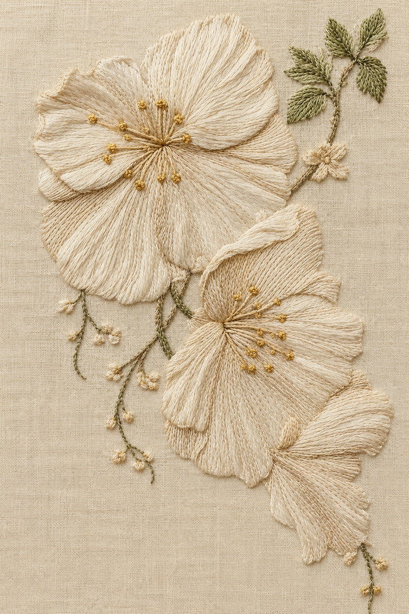 Whitework Sacred Floral Corner from Church Embroidery & Sacred Ornament Book 3, a digital embroidery design reference for machine embroidery designs, embroidery patterns and corner embroidery.