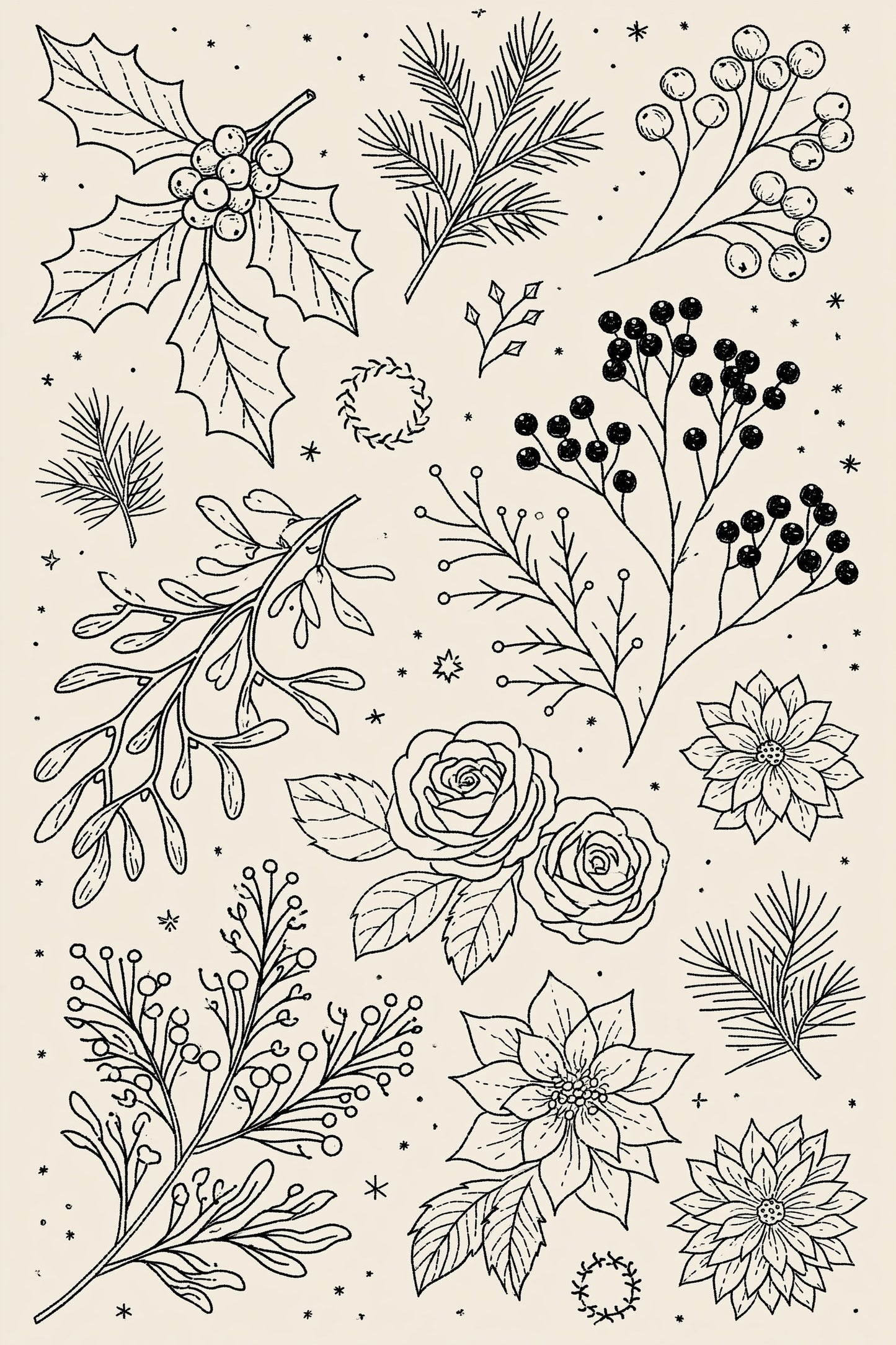 Digital PDF embroidery design bundle cover preview for Seasonal & Sentimental Motifs Bundle 3, featuring curated embroidery patterns, motif library references and textile design… - preview 23