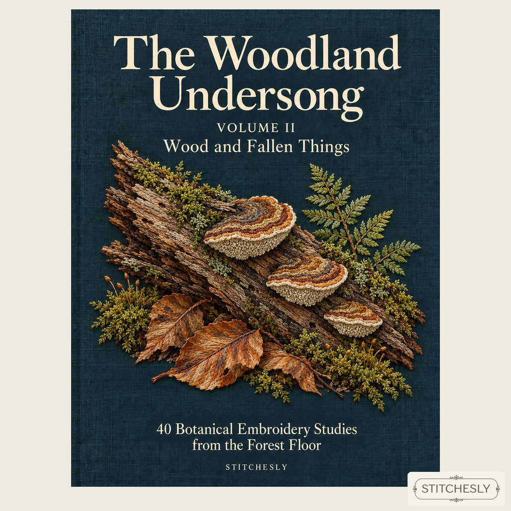 The Woodland Undersong Volume II front cover, Wood and Fallen Things, Studies 41 to 80.